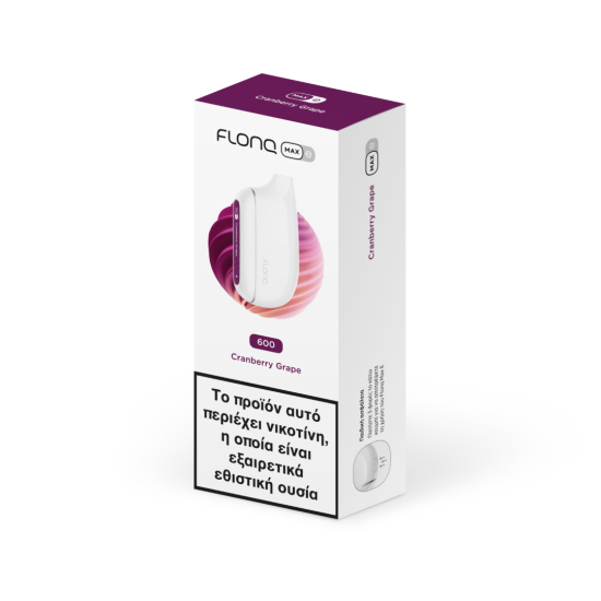 FLONQ Max 600 Puffs - Cranberry Grape