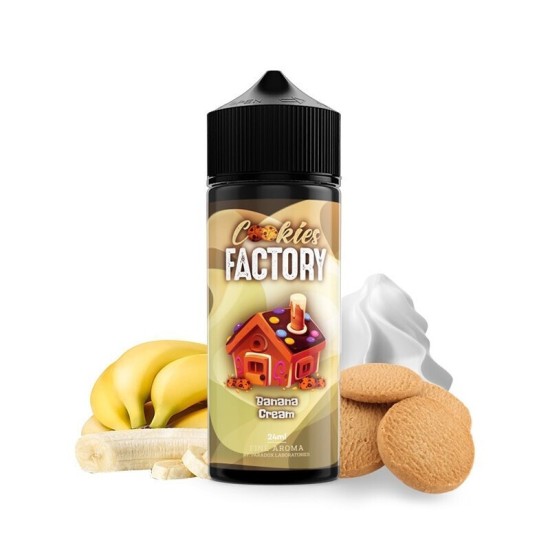 Cookies Factory Flavour Shot Banana Cream 120ml