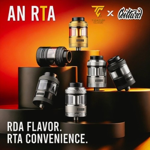 AN RTA 3.5/4.5ml 25mm - Thunder Cloud x Coilturd