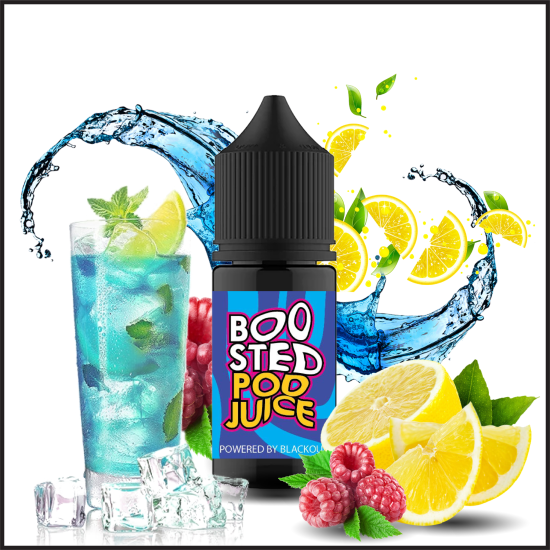 Blackout Boosted Pod Juice Blue Raz Lemonade Flavorshot 30ml