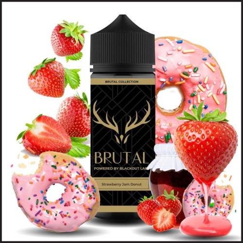 BLACKOUT Flavorshot Brutal Strawberry Jam Donut 120ml