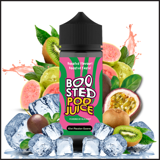 Blackout Boosted Pod Juice Kiwi Passion Guava Flavorshot 120ml