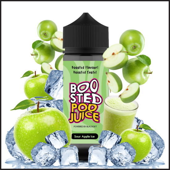 Blackout Boosted Pod Juice Sour Apple Ice Flavorshot 120ml