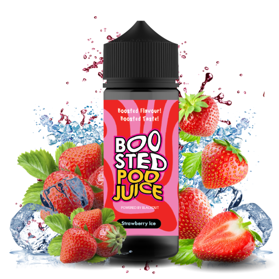 Blackout Boosted Pod Juice Strawberry Ice Flavorshot 120ml
