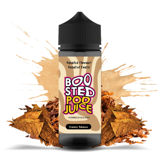 Blackout Boosted Pod Juice Creamy Tobacco Flavorshot 120ml
