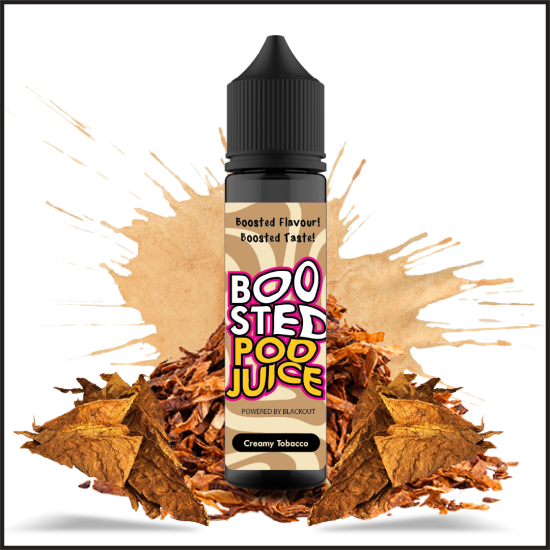 Blackout Boosted Pod Juice Creamy Tobacco Flavorshot 60ml