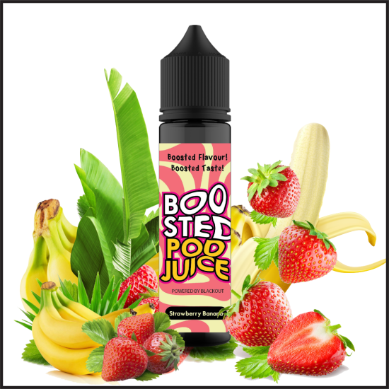 Blackout Boosted Pod Juice Strawberry Banana Flavorshot 60ml