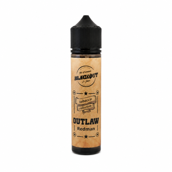 BLACKOUT Flavor Shot Tobacco Collection Outlaw Red Man 60ml