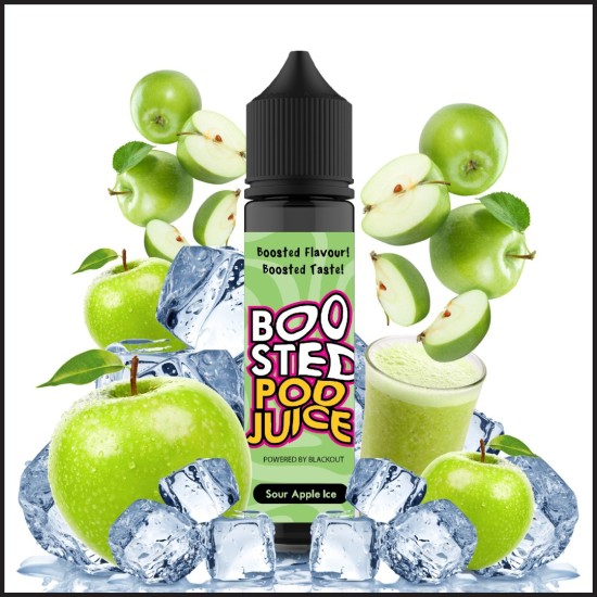 Blackout Boosted Pod Juice Sour Apple Ice Flavorshot 60ml