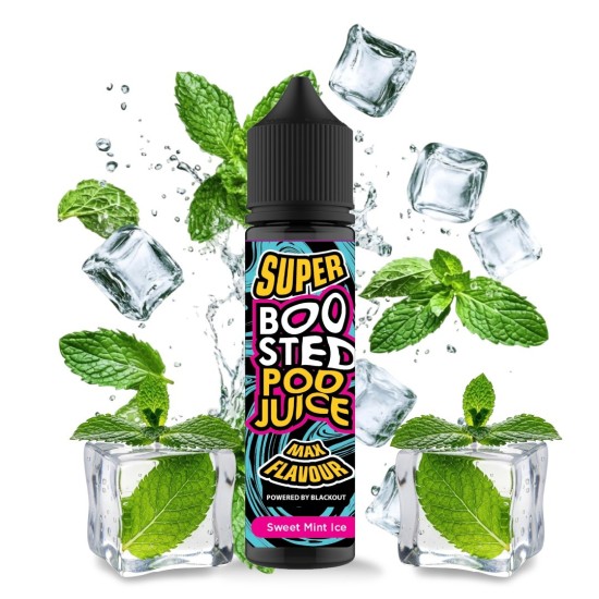 Blackout Super Boosted Pod Juice - Sweet Mint Ice Flavorshot 60ml