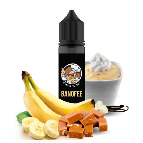 BLACKOUT Chef's Clouds Flavor Shot Banoffee 60ml