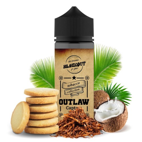 BLACKOUT Outlaw Flavor Shot Captain Black 120ml