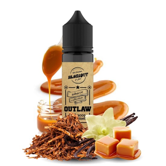 BLACKOUT Flavor Shot Outlaw Tobacco Caramel 60ml