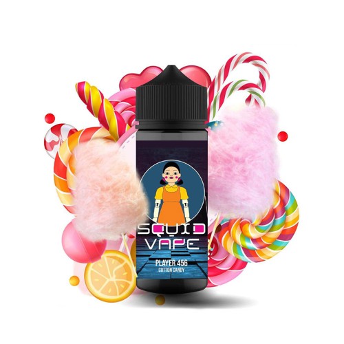 BLACKOUT Squid Vape Player 456 Cotton Candy 120ml  