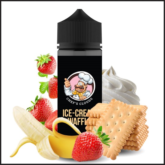BLACKOUT Chef's Clouds Flavor Shot Ice-Cream Waffle 120ml