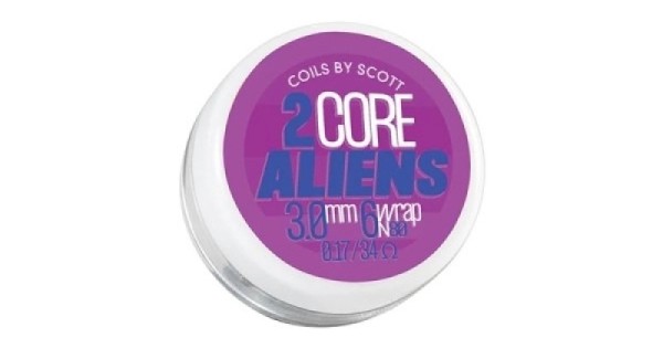 2 Core Aliens 0.17Ohm (2pcs) - Coils By Scott