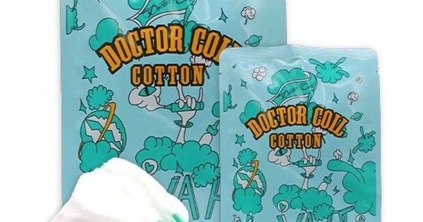 Doctor Coil Έτοιμα Οργανικά Βαμβάκια για Άτμισμα, 50τμχ