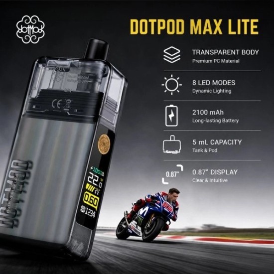 Kit DotPod Max Lite 5ml 2100mAh - Dotmod