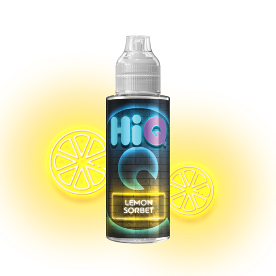 HiQ Lemon Sorbet 20ml/120ml (Παγωτό Σορμπέ & Λεμόνι) (Flavour Shots)