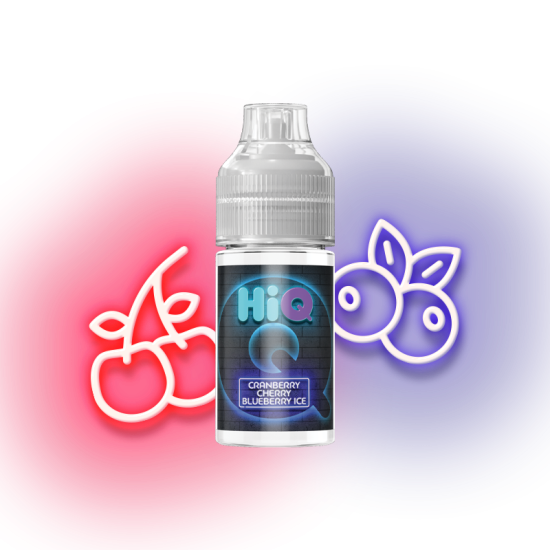 HiQ Cranberry Cherry Blueberry Ice 20ml/120ml (Κράνμπερι, Κεράσι, Μύρτιλο & Πάγος) (Flavour Shots)