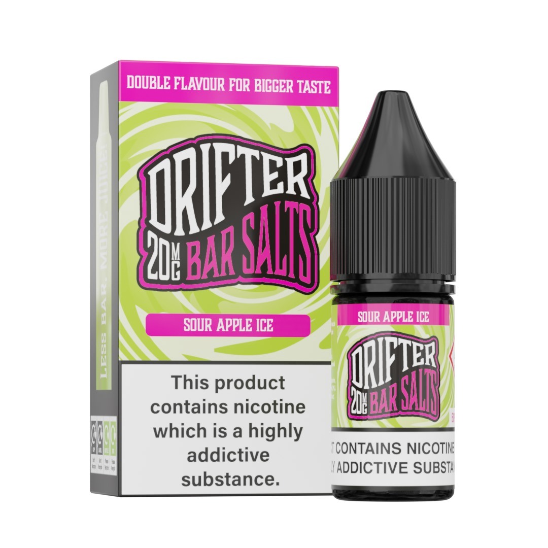 Drifter - Sour Apple Ice 10ml 20mg Nic Salts