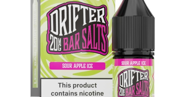 Drifter - Sour Apple Ice 10ml 20mg Nic Salts