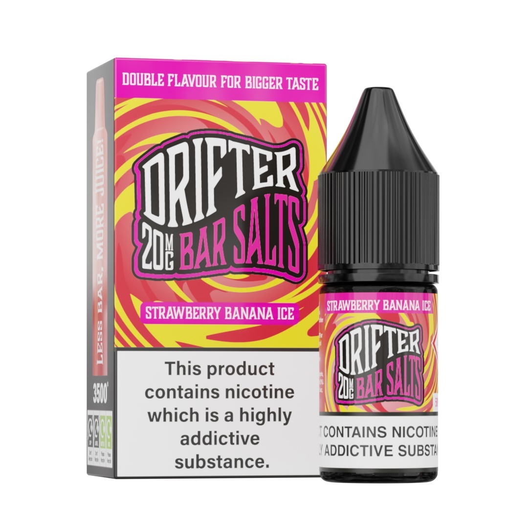 Drifter - Strawberry Banana Ice 10ml 20mg Nic Salts