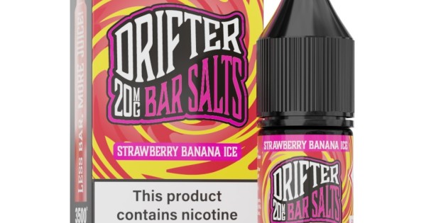 Drifter - Strawberry Banana Ice 10ml 20mg Nic Salts