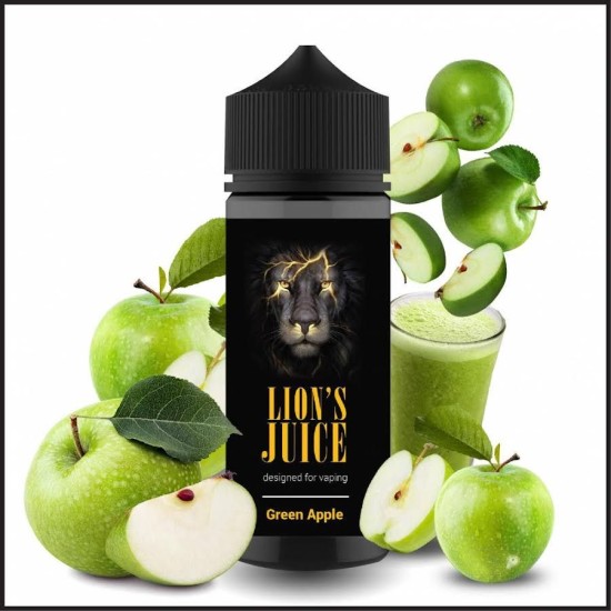 Lion's Juice Shot Green Apple 100ml