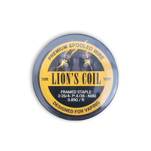Lion's Premium Spooled Wire Framed Staple 0.89ohm