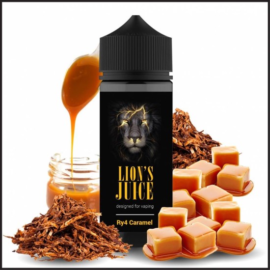 Lion's Juice Shot RY4 Caramel 100ml