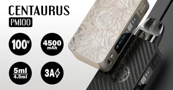 Kit Pod Centaurus PM100 5ml 4500mAh - Lost Vape