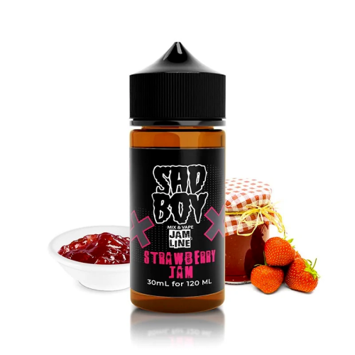 Strawberry Jam 30ml (120ml) – Sad Boy Flavourshots