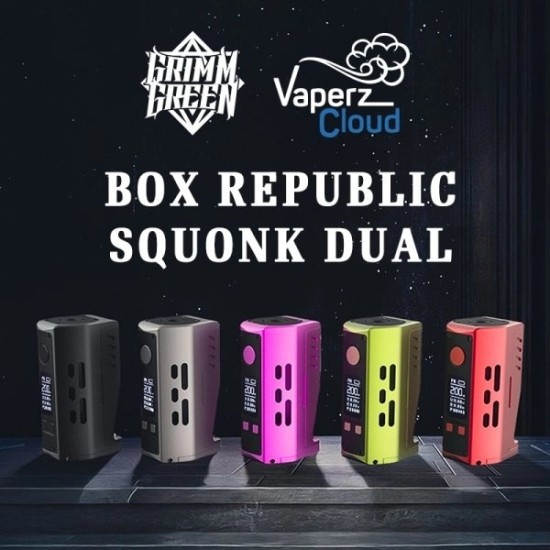 Grimm Green x Vaperz Cloud • Mod Republic Squonk Dual