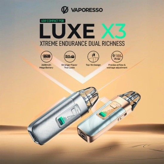 Luxe X3 Pod Kit 2600mAh 5ml – Vaporesso