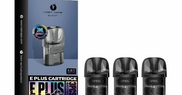 Cartridge E-Plus Pod 0.6 Ohm 3ml (1pcs) - Lost Vape