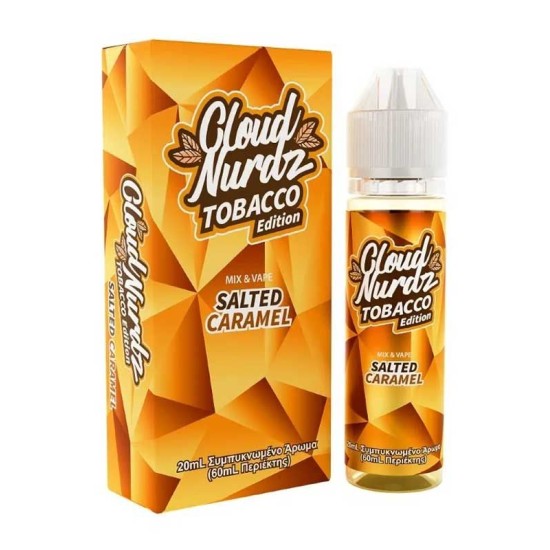 Cloud Nurdz Salted Caramel Tobacco 20ml/60ml (Made in USA)