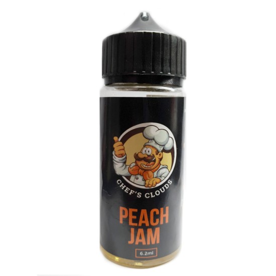 BLACKOUT Chef's Clouds Flavor Shot Peach Jam 120ml