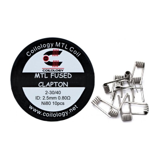 Coilology MTL Fused Clapton Ni80 0,8Ω