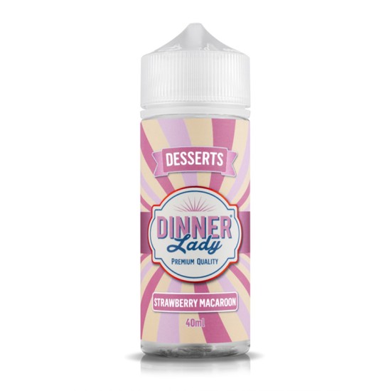 Dinner Lady Flavor Shot Strawberry Macaroon 120ml