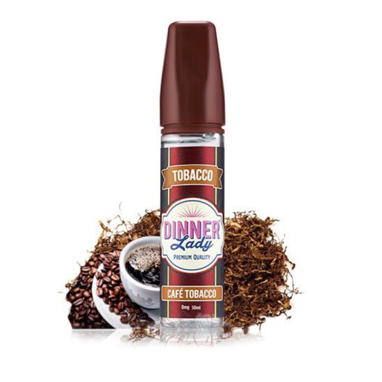 Dinner Lady Range Flavor Shot Cafe Tobacco 50ml