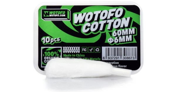 Wotofo Agleted Organic Cotton 6mm