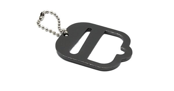 Shortfill Cap E-Liquid Bottle Opener Tool with small chain