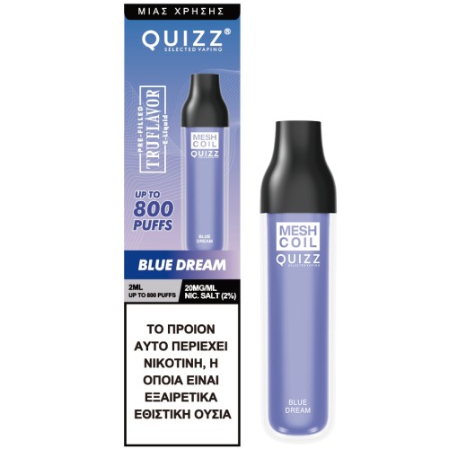 Quizz Blue Dream 800 Τζούρες 20mg Νικοτίνη